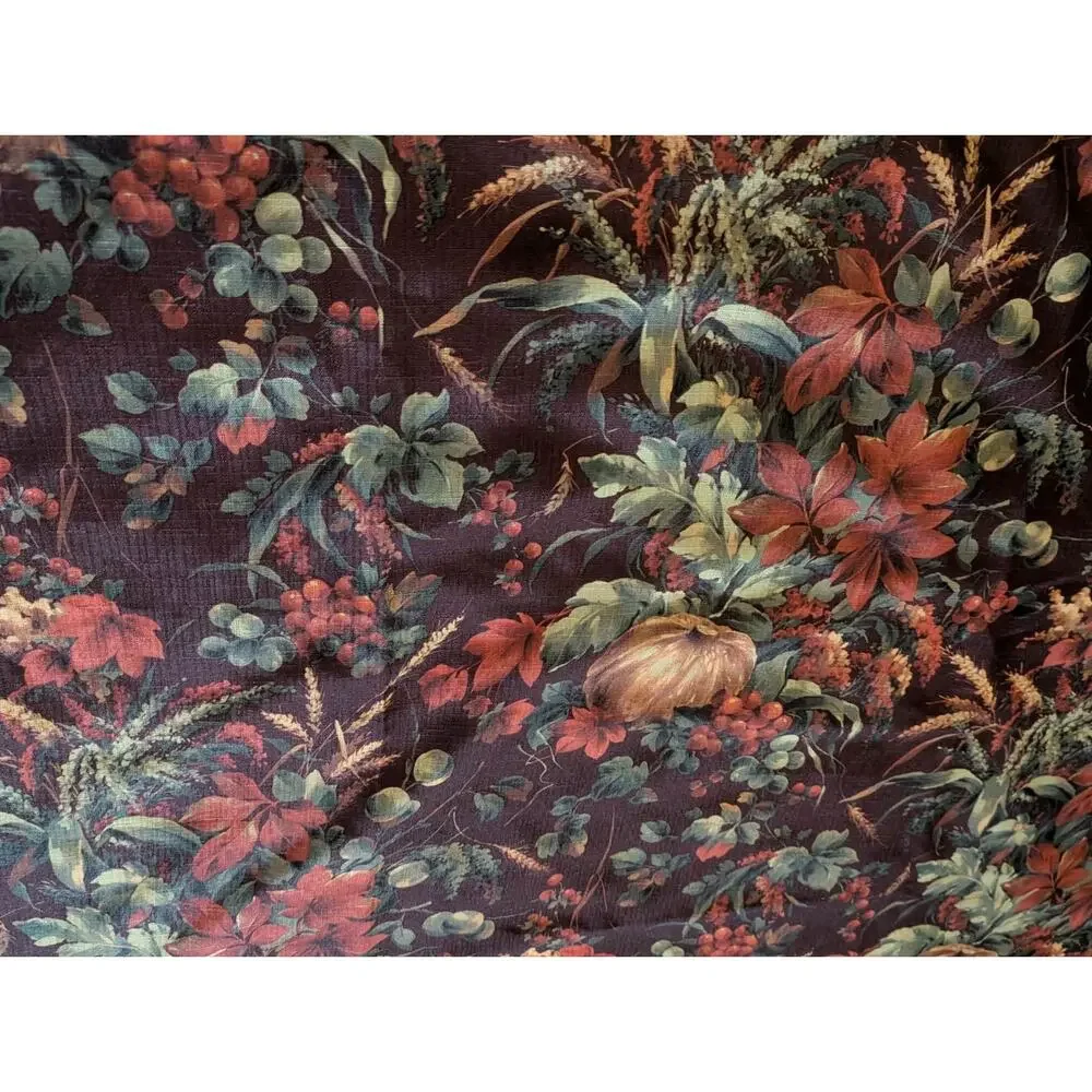 Fall Autum Leaves Pumpkin Harvest Tapesty Tablecloth 82 X 85 Sqaure Thanksgiving